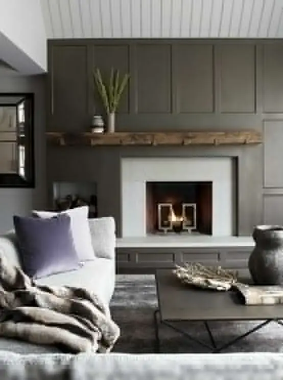 marble fireplace