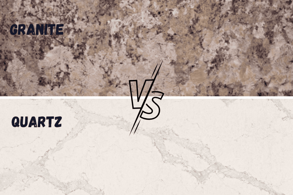 granite vs quartz countertops photo